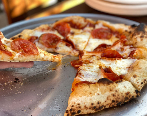 pizza cooked Cru Oven Model 30